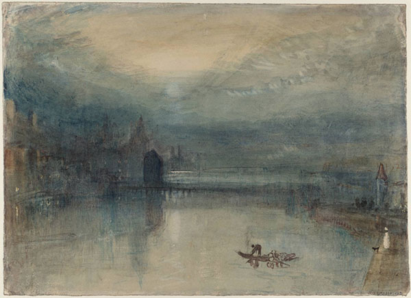 J.M.W.Turner Lucerne by Moonlight: Sample Study, c.1841? Watercolour on paper, 235 x 325 mm Tate D36182; TB CCCLXIV 324 Photo courtesy of Tate Britain To see this sketch on the Tate’s online catalogue of the Turner bequest click on the link below, then press your browser’s ‘back’ button to return to this page http://www.tate.org.uk/art/artworks/turner-lucerne-by-moonlight-sample-study-d36182