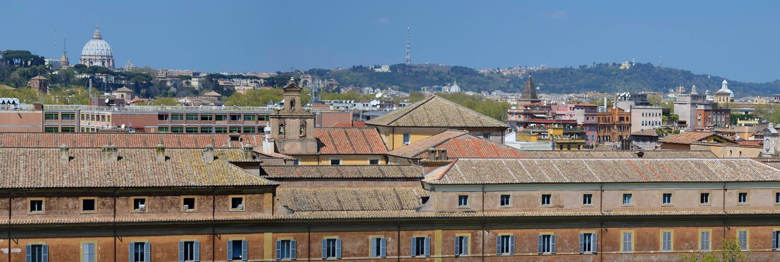 From the Vatican to Castel Sant’ Angelo from Mount Aventine, Rome Photograph by David Hill, taken 13 April 2015, 11.53 GMT Click on image to enlarge 