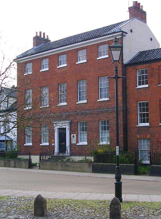 Cotman’s House, Palace Plain, Norwich Photograph by Professor David Hill, taken 17 April 2005, 14.54 Cotman was living in this house in 1828 when he painted the watercolour of Point Lorenzo.