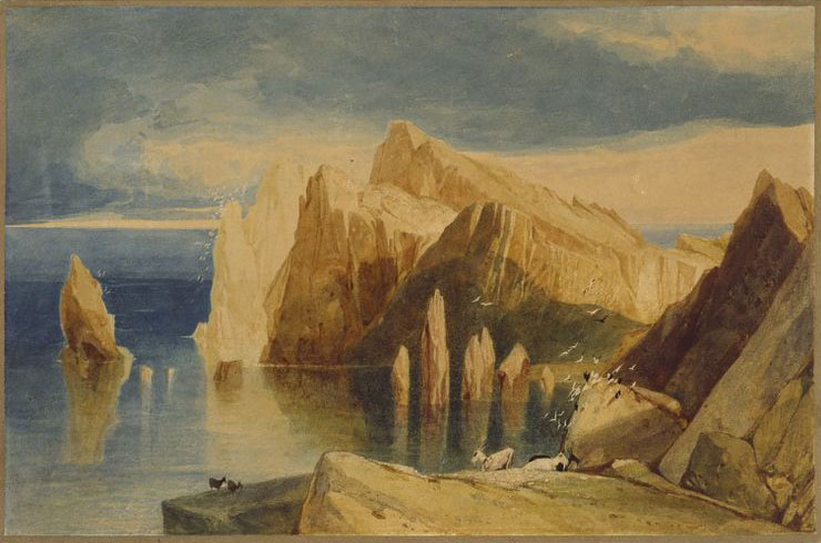 John Sell Cotman Cliffs on the North-East side of Point Lorenzo, Madeira, 1828 Watercolour, 10 1/4 x 15 3/4 in, 260 x 398 mm London, Victoria and Albert Museum (P31-1949) Photo courtesy of the Victoria and Albert Museum To view this watercolour in the V&A’s own website click on the following link, then use your browser’s ‘back’ button to return to this page: http://collections.vam.ac.uk/item/O1070708/cliffs-on-the-north-east-watercolour-john-sell-cotman/
