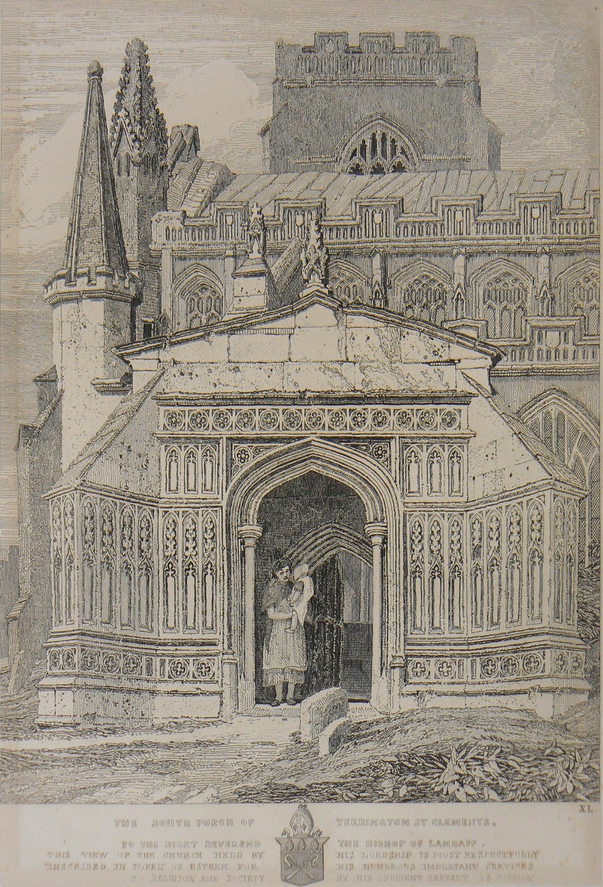 John Sell Cotman (1782 – 1842) Terrington St Clement’s Church, Norfolk, c.1812-17 Etching: Image 339 x 254 mm, on plate 391 x 271 mm Norwich Castle Museum, NWHCM : 1954.138 Image courtesy of Norwich Museums Collections To view this work in Norfolk Museums Collections’ own online catalogue click on the following link then use your browser’s ‘back’ button to return to this page: http://www.norfolkmuseumscollections.org/collections/objects/2039255551.html/#!/?q=cotman%2Bterrington The subject is at first sight uncannily well preserved, but upon closer consideration all kinds of discrepancies can be discovered.. 