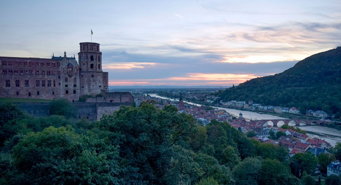 Heidelberg sunset Photograph by David Hill taken 26 August 2015, 18.20 GMT 