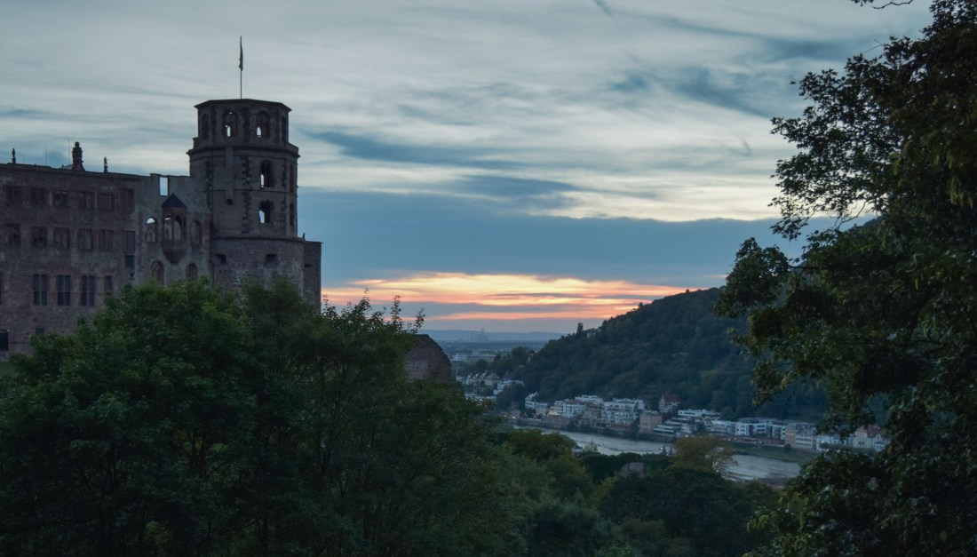 Heidelberg sunset: Last gleam Photograph by David Hill, taken 26 August 2015, 18.24 GMT 