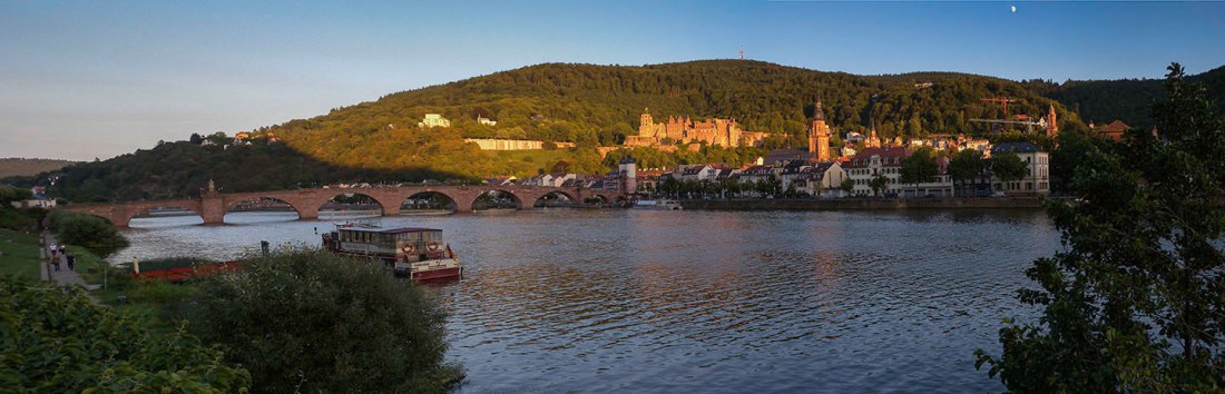Heidelberg Bridge, Castle and Church Photograph by David Hill, 25 August 2015, 17.56 GMT 