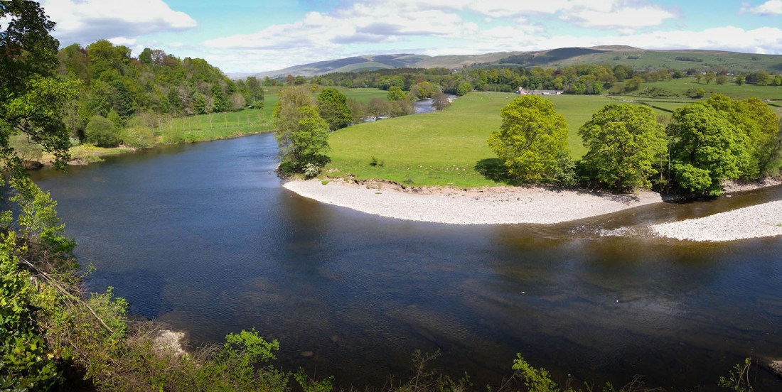 The Lune Valley from Church Brow, Kirkby Lonsdale – ‘Ruskin’s View’ Photograph by David Hill, taken 12 May 2009, 11.48 GMT
