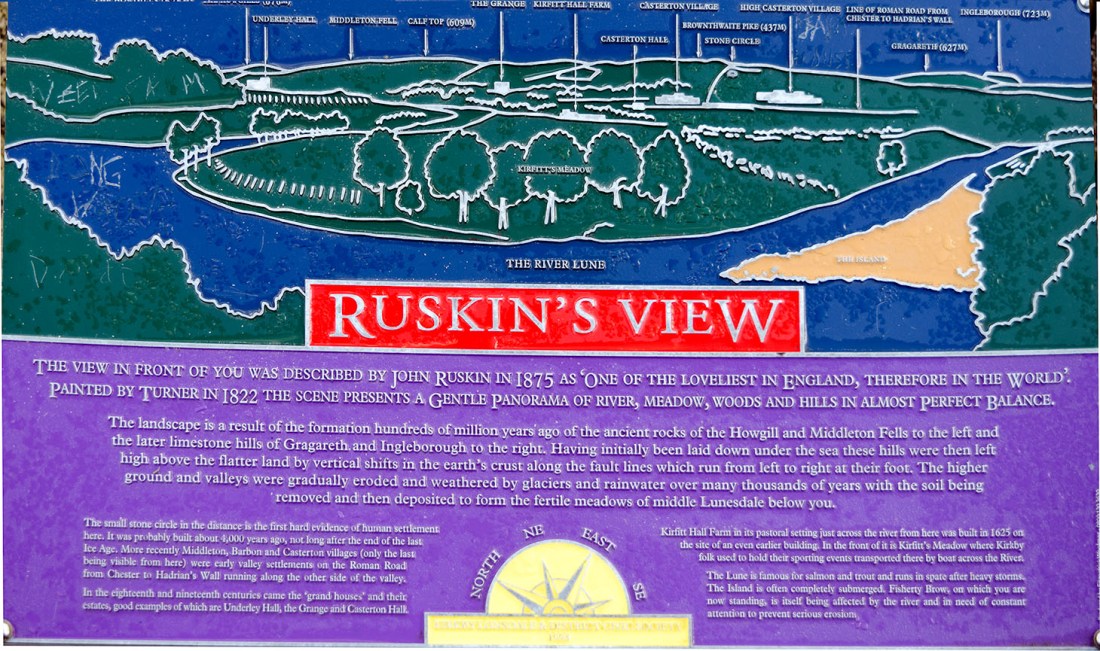 Signboard at Ruskin’s View Photograph by David Hill, taken 25 March 2016, 11.05 GMT 
