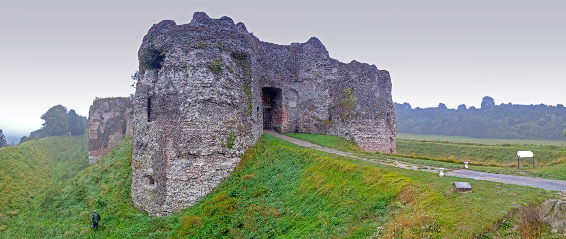 Gateway to the Castle of Arques la Bataille, near Dieppe Photograph by David Hill, taken 5 September 2016, 12.32 GMT 
