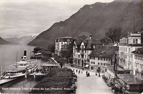 Brunnen gelaufen-hotel-goldener-adler-brunnen