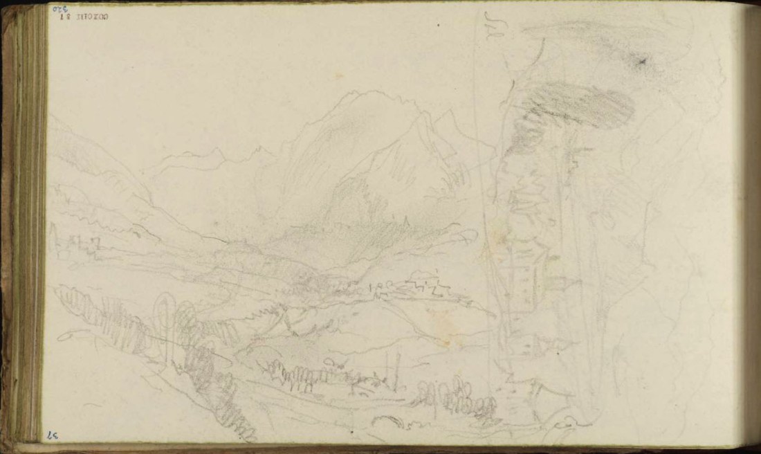 Sal. [Turner] (?Sallenches, or Salève) 1836 by Joseph Mallord William Turner 1775-1851