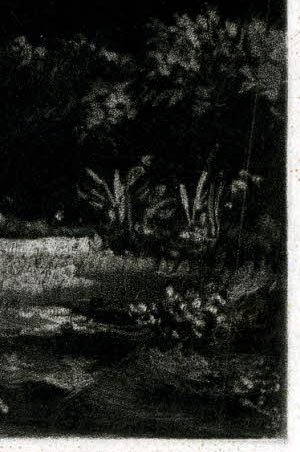 BMe detail of scratch at lower right edge